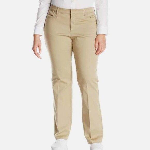 Dickies Girl's Stretch Boot Cut Pant KP969 Desert Sand - Picture 1 of 2